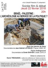 ISRAËL-PALESTINE : L'ARCHÉOLOGIE AU SERVICE DE LA POLITIQUE ?