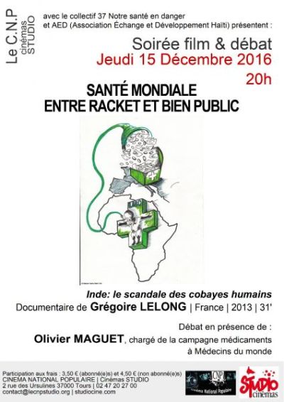 SANTÉ MONDIALE ENTRE RACKET ET BIEN PUBLIC