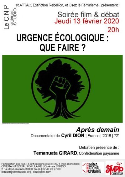 URGENCE ÉCOLOGIQUE : QUE FAIRE ?