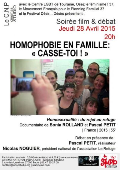 HOMOPHOBIE EN FAMILLE : « CASSE-TOI !»