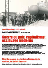 Guerre ou paix, capitalisme: esclavage moderne