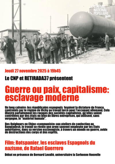 Guerre ou paix, capitalisme: esclavage moderne