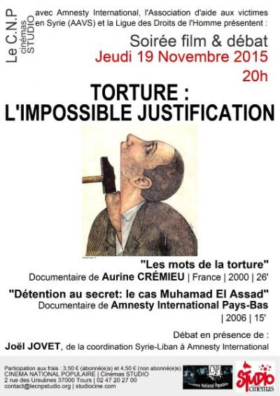 TORTURE : L’IMPOSSIBLE JUSTIFICATION