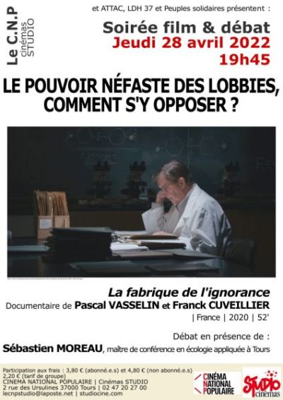 LE POUVOIR NEFASTE DES LOBBIE, COMMENT S’Y OPPOSER ?