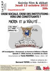 Crise sociale, crise des institutions : vers une  Constituante ?