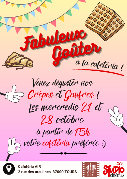 Crèpes et gauffres à la Cafet