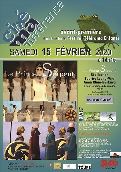 Le Prince serpent Séance ciné-ma différence